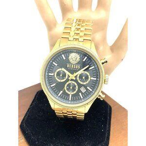 Versus by Versace Men's Watch VSP971021 Chronograph Quartz Gold Steel 45mm